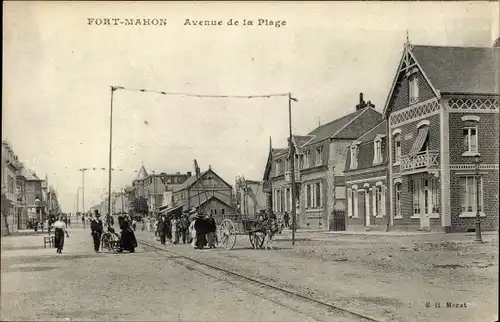 Ak Fort Mahon Plage Somme, Avenue de la Plage