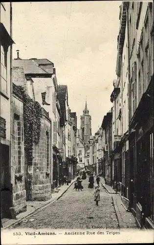 Ak Amiens-Somme, ehemalige Rue des Tripes