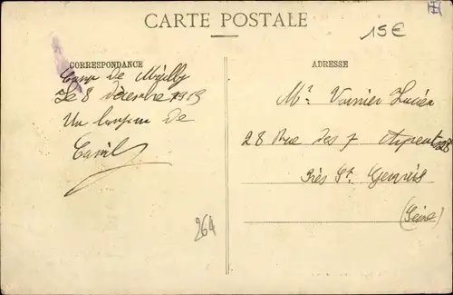 Ak Ramerupt Aube, Grande Rue