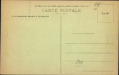 Ak Jambon Somme, Rathausplatz