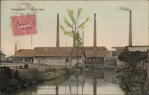 Ak Saint Dizier Haute Marne, Les Forges