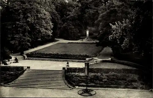 Ak Weißenfels an der Saale, Thälmannpark, Treppe