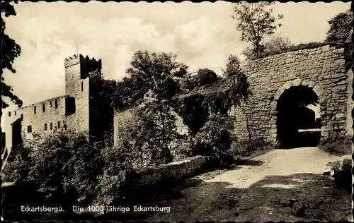 Ak Eckartsberga Burgenlandkreis, Die 1000-jährige Eckartsburg