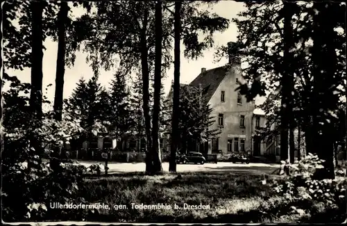 Ak Ullersdorf Radeberg in Sachsen, Ullersdorfer Mühle, Todenmühle
