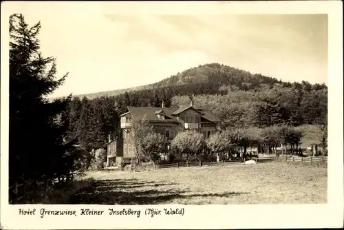 Ak Brotterode in Thüringen, Kleiner Inselsberg, Hotel Grenzwiese