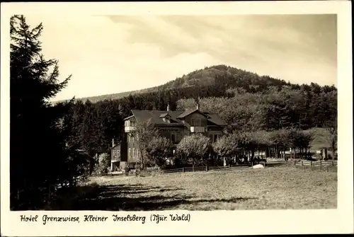 Ak Brotterode in Thüringen, Kleiner Inselsberg, Hotel Grenzwiese