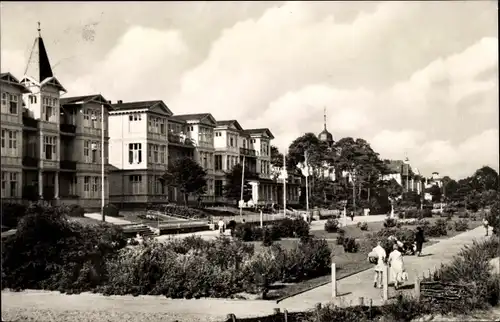 Ak Ostseebad Zinnowitz auf Usedom, Teilansicht