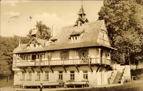 Ak Falkenstein im Vogtland, Betriebsferienheim des VEB Pößnecker Volltuchwerke auf der Hanneloh