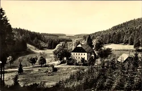 Ak Mortelgrund Sayda im Erzgebirge, Mortelmühle, Panorama