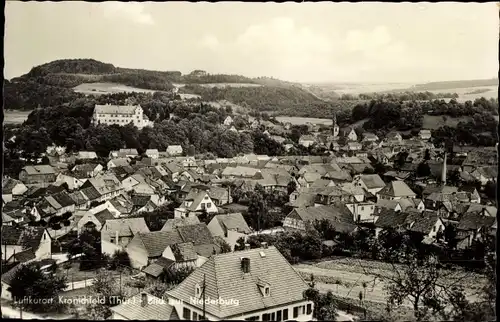 Ak Kranichfeld in Thüringen, Blick zur Niederburg