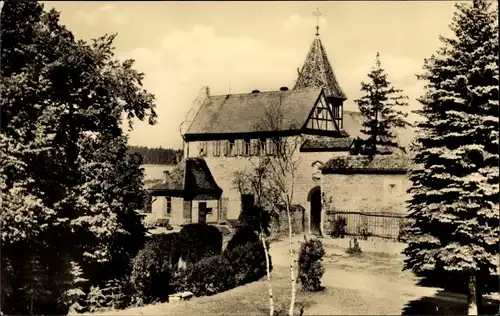 Ak Kranichfeld in Thüringen, Freilichtbühne in der Niederburg