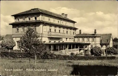 Ak Jonsdorf in Sachsen, FDGB-Ferienheim Jonashof