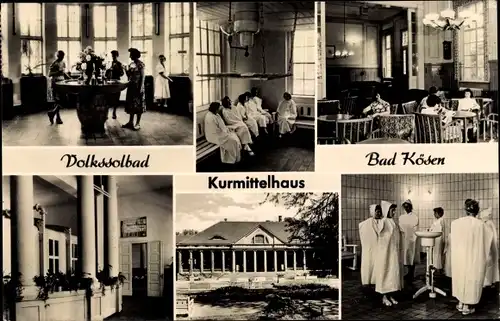 Ak Bad Kösen Naumburg an der Saale, Kurmittelhaus, Anwendungen