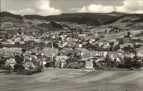 Ak Floh Seligenthal in Thüringen, Blick von den Herbstwiesen