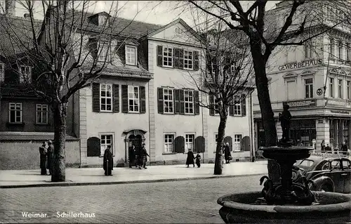 Ak Weimar in Thüringen, Schillerhaus