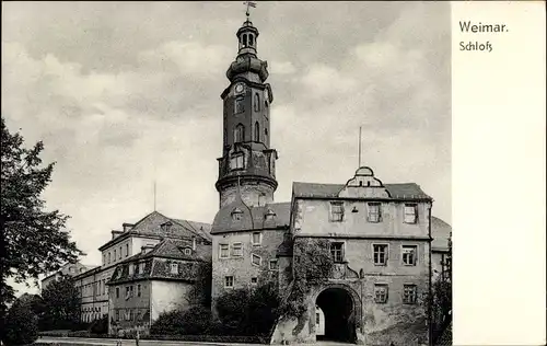 Ak Weimar in Thüringen, Schloss