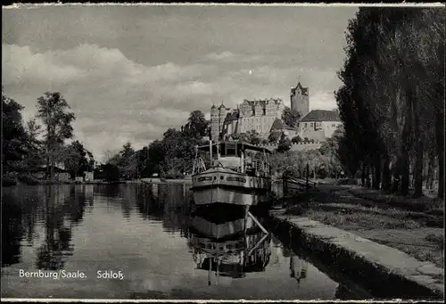 Ak Bernburg an der Saale, Schloss, Schiff