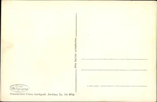 Ak Waldenburg in Sachsen, Fürstl. Park, Stille Natur