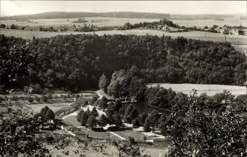 Ak Weida in Thüringen, Sommerbad, Panorama