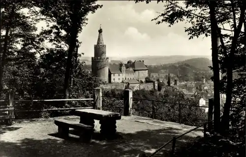 Ak Weida in Thüringen, Blick zur Osterburg