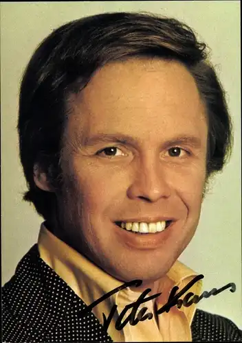 Ak Schauspieler und Sänger Peter Kraus, Portrait, Autogramm