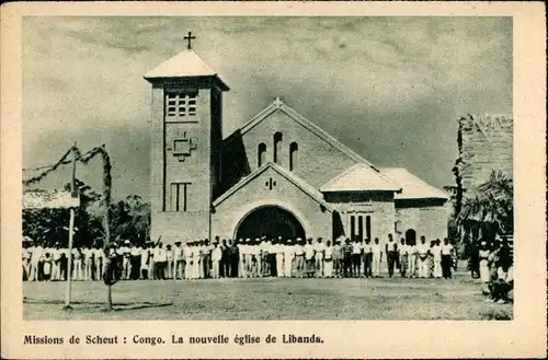 Ak Libanda Kongo, Missions de Scheut, La nouvelle eglise