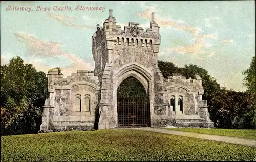 Ak Stornoway Lewis and Harris Hebriden Schottland, Gateway, Lews Castle