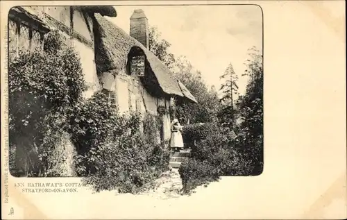 Ak Stratford upon Avon Warwickshire England, Ann Hathaway's Cottage