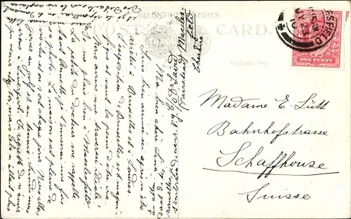 Passepartout Ak Gawsworth North West England, Macclesfield, Church