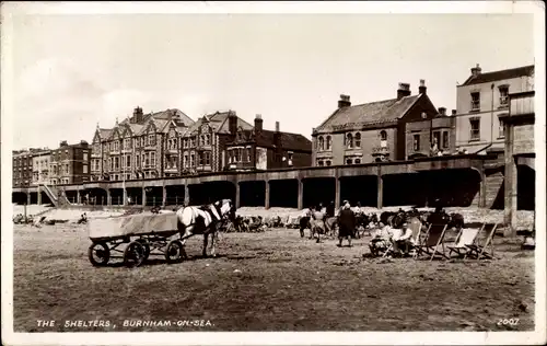 Ak Burnham on Sea Somerset England, The Shelters