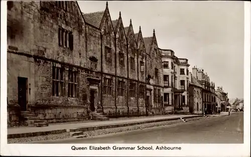 Ak Ashbourne Derbyshire, Queen Elizabeth Grammar School