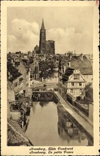 Ak Straßburg Straßburg Elsass Bas-Rhin, Klein Frankreich