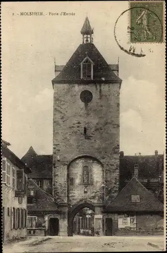 Ak Molsheim Alsace Bas Rhin, Kirche