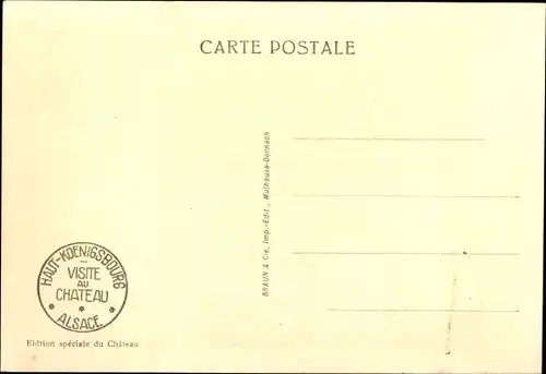 Ak Orschwiller Bas Rhin, Haut Koenigsbourg