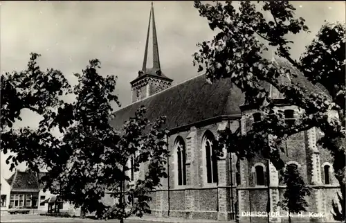 Ak Dreischor Zeeland, Kirche