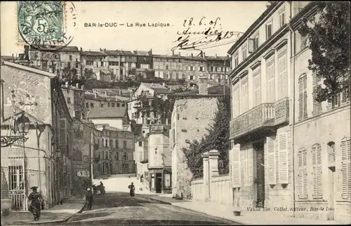 Ak Bar le Duc Meuse, Rue Lapique