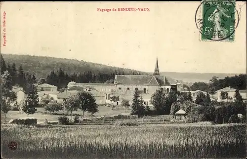 Ak Benoîte Vaux Meuse, Teilansicht, Kirche