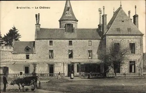 Ak Brainville Meurthe et Moselle, das Schloss