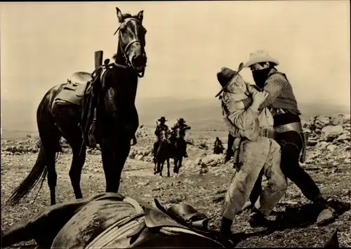 Ak Filmszene Weiße Wölfe, Western