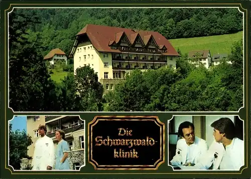Ak Die Schwarzwaldklinik, ZDF, Schauspieler, Schauplatz Klinik Glotterbad Glottertal