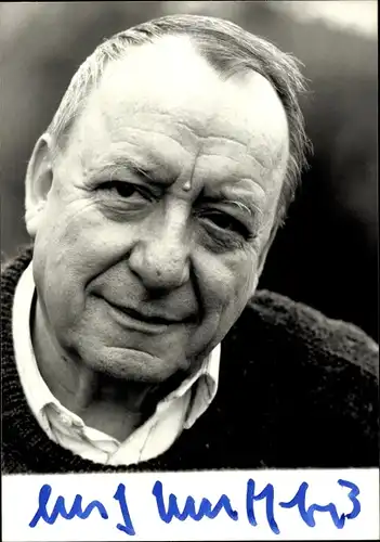 Foto Schauspieler Ulrich Matschoss, Portrait, Autogramm