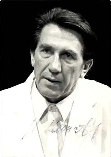 Foto Schauspieler Hans-Peter Minetti, Portrait, Autogramm