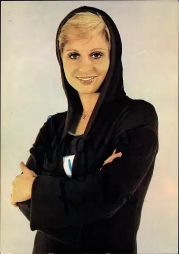 Ak Sängerin Dagmar Frederic, Portrait, Autogramm