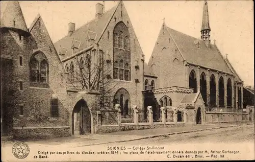 Ak Soignies Wallonia Hennegau, College St. Vincent
