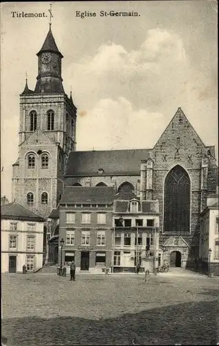 Ak Tirlemont Flämisch-Brabant-Flandern, Kirche St-Germain