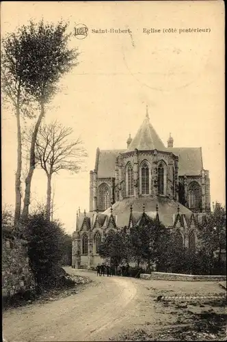 Ak Saint Hubert Wallonie Luxemburg, Kirche