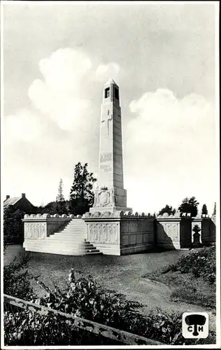 Ak Soignies Wallonie Hennegau, Kriegerdenkmal