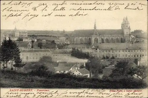 Ak Saint Hubert Wallonie Luxemburg, Übersicht