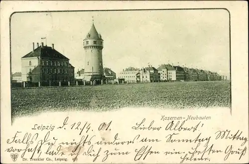 Ak Leipzig in Sachsen, Kasernen Neubauten