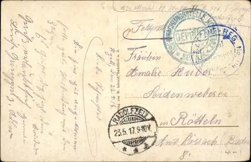 Ak Radolfzell am Bodensee, Totalansicht der Ortschaft